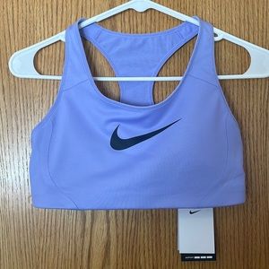 Purple Nike High Support Sports Bra